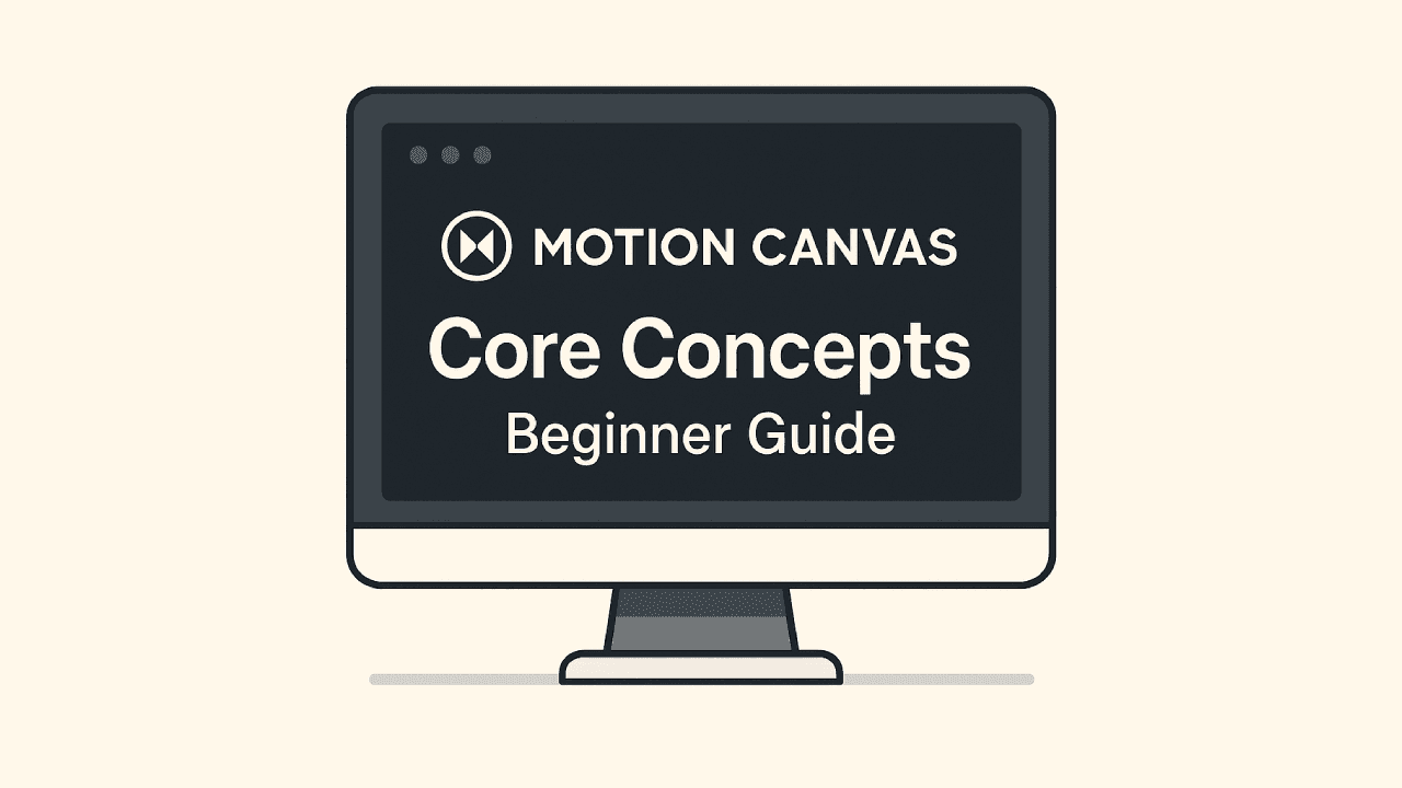 MotionCanvas Core Concepts - Beginner Guide